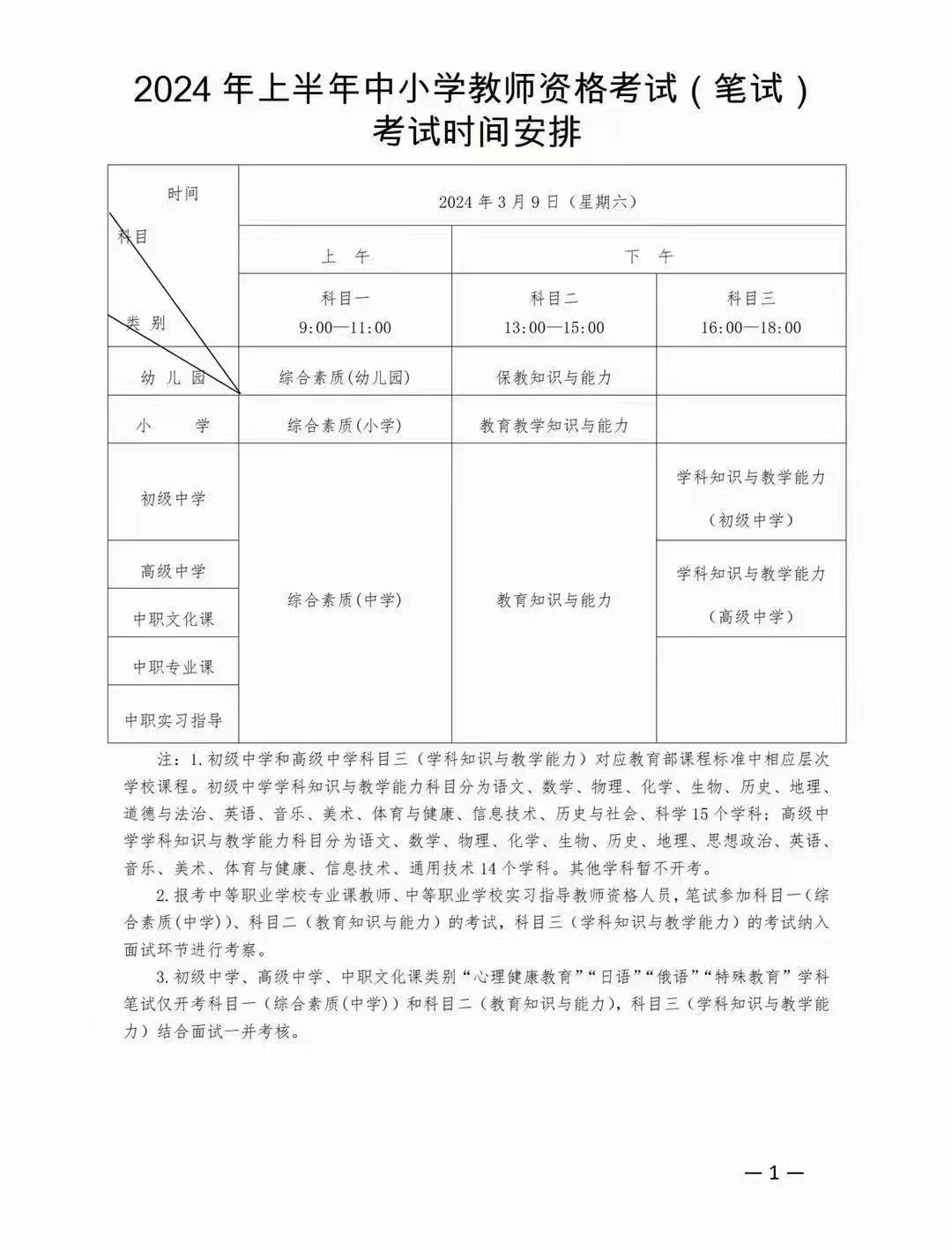 国图公考：教师资格证报名时间